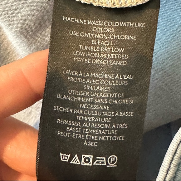 Free People We The Free Layla Denim Mini Skirt Blue Size 6 OB1655382 EUC - Picture 7 of 8